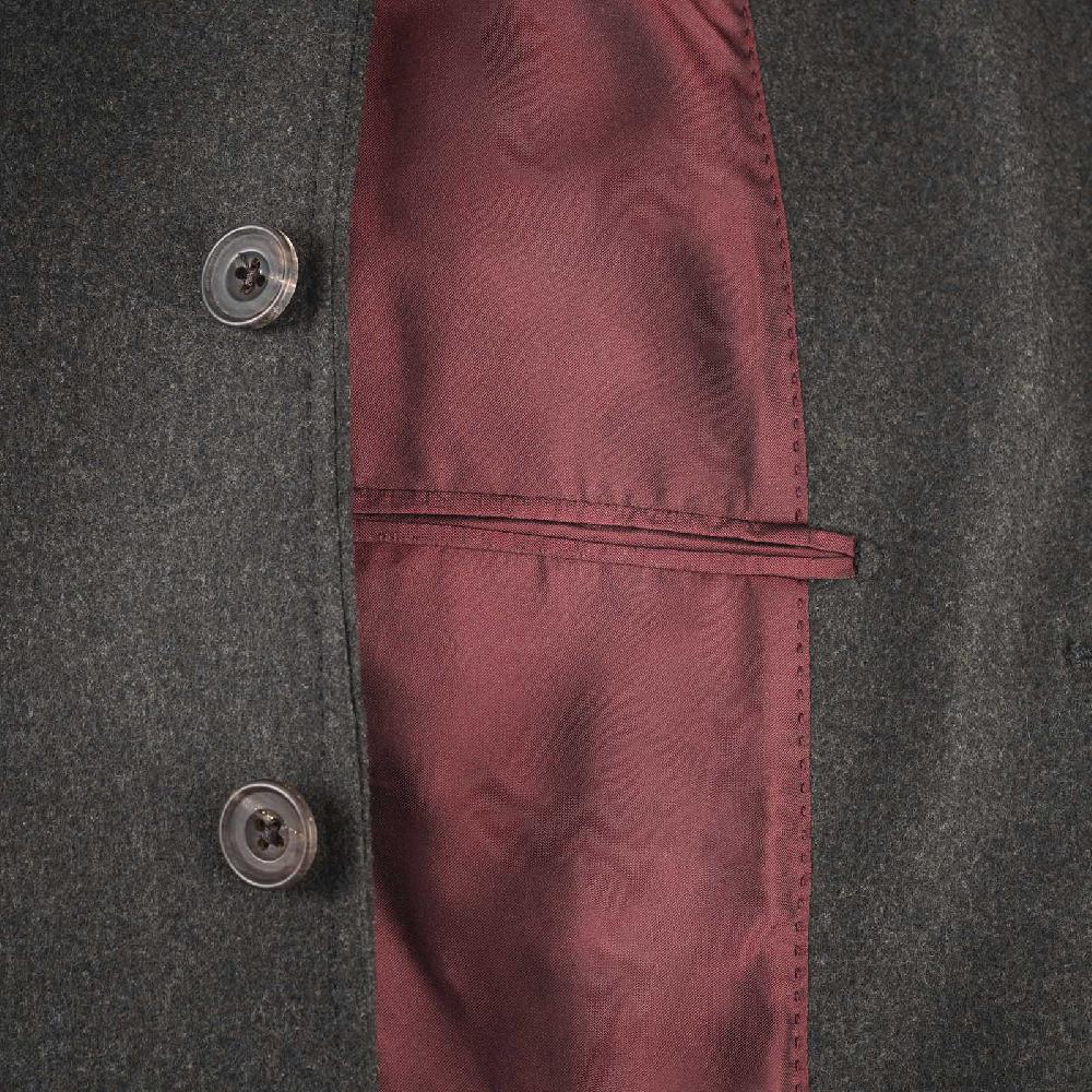 Rubinacci Giacca In Lana Verde Militare