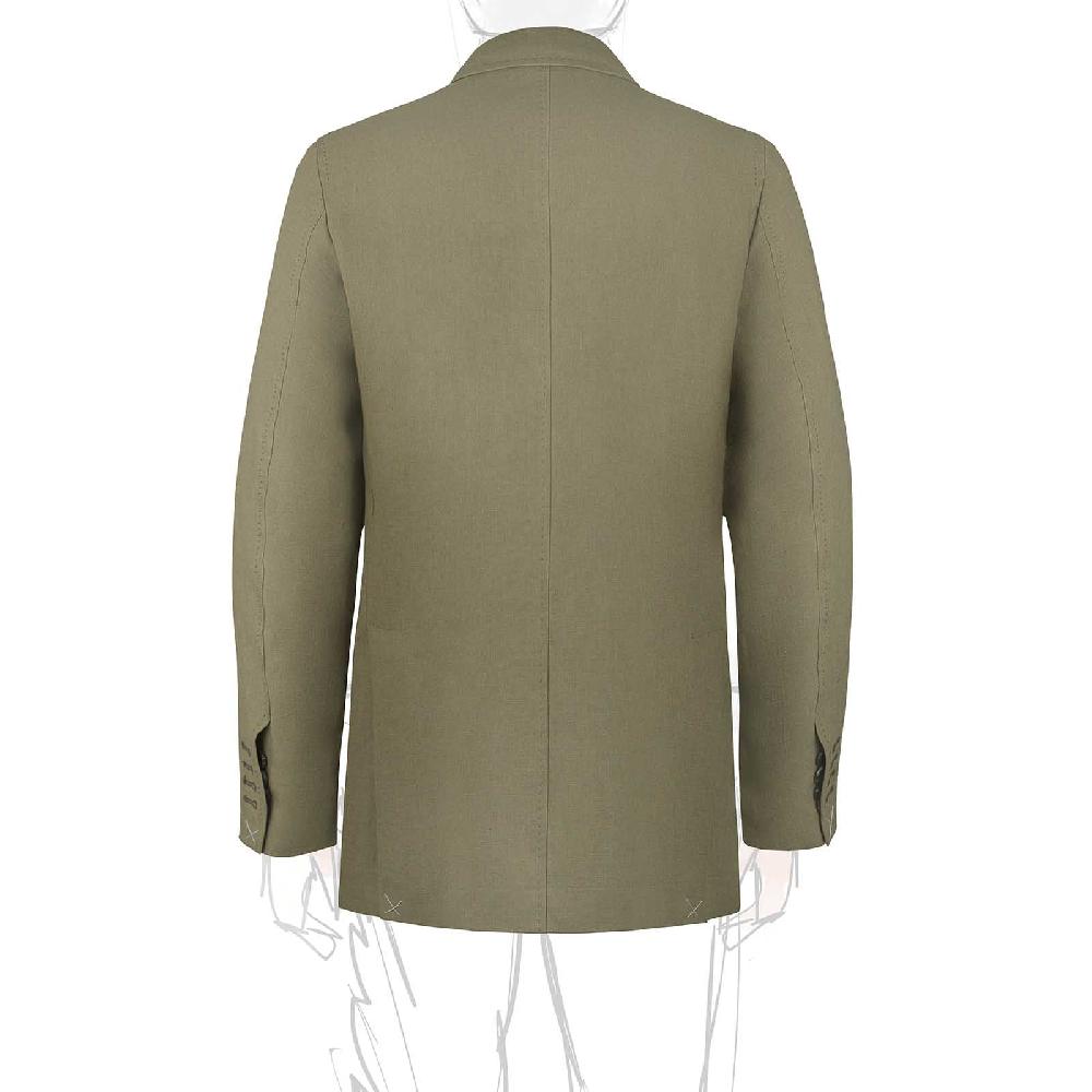 Rubinacci Giacca In Lino Oliva