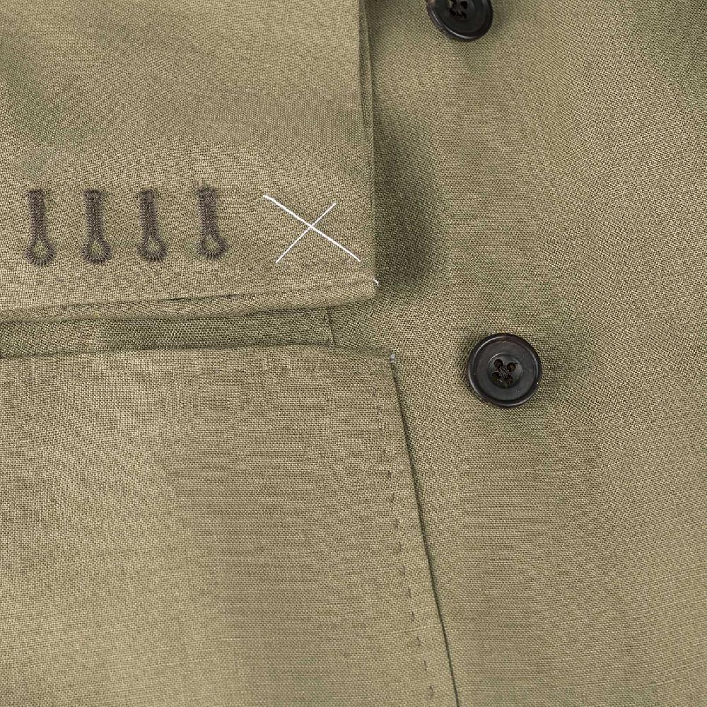 Rubinacci Giacca In Lino Oliva