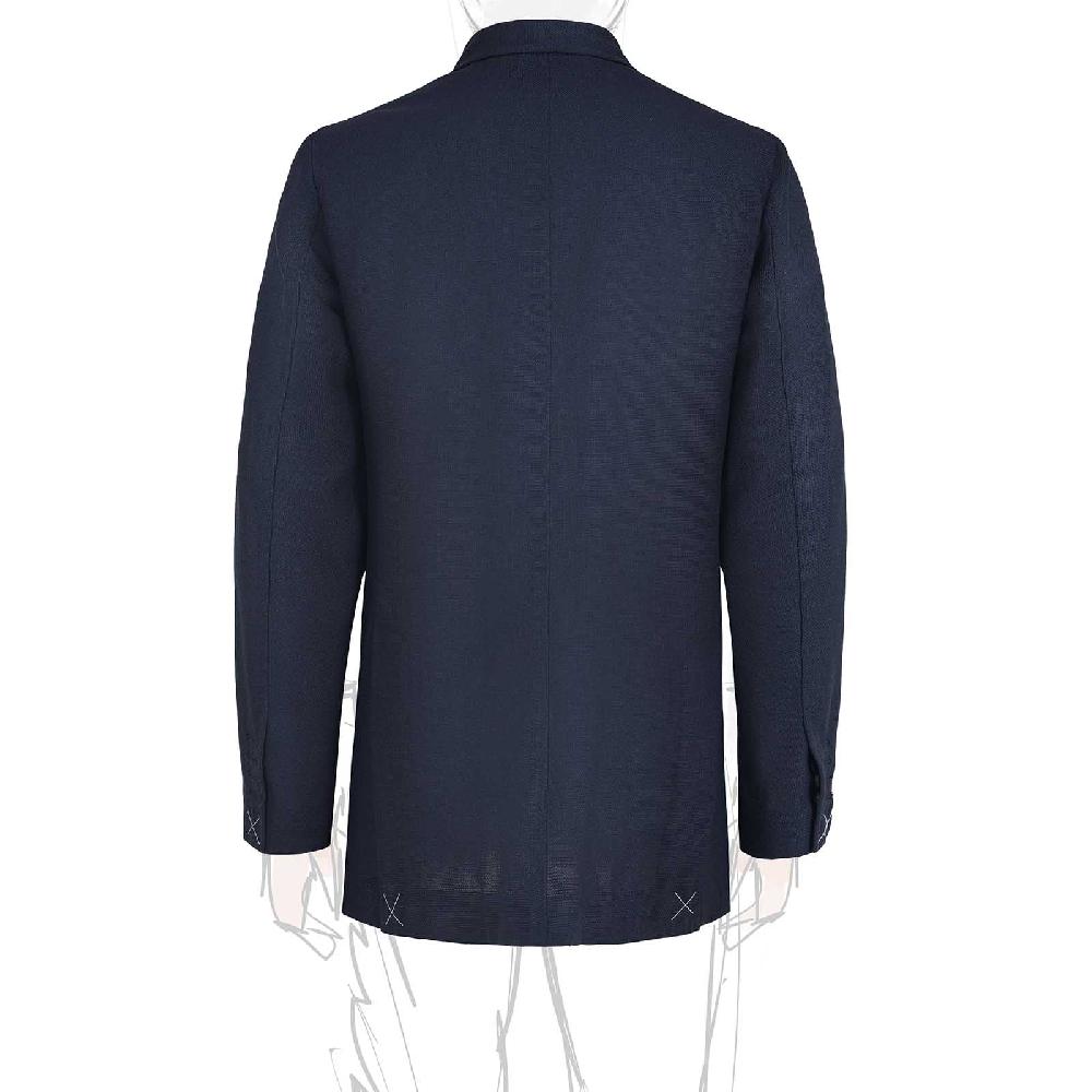 Rubinacci Giacca In Saglia Di Lana Blu