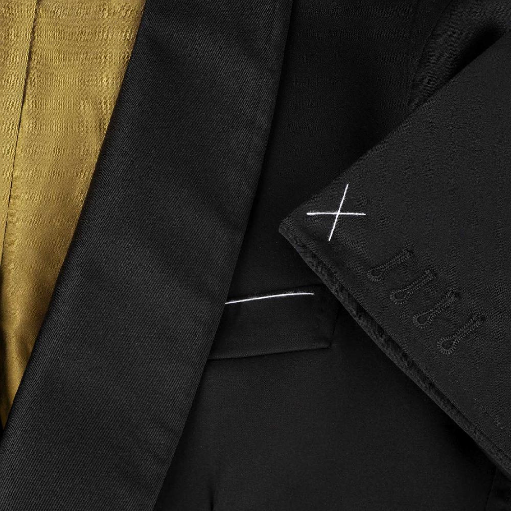 Rubinacci Giacca Smoking In Lana Nera