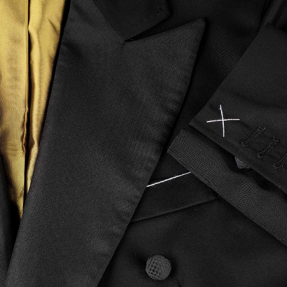 Rubinacci Giacca Smoking In Lana Nera