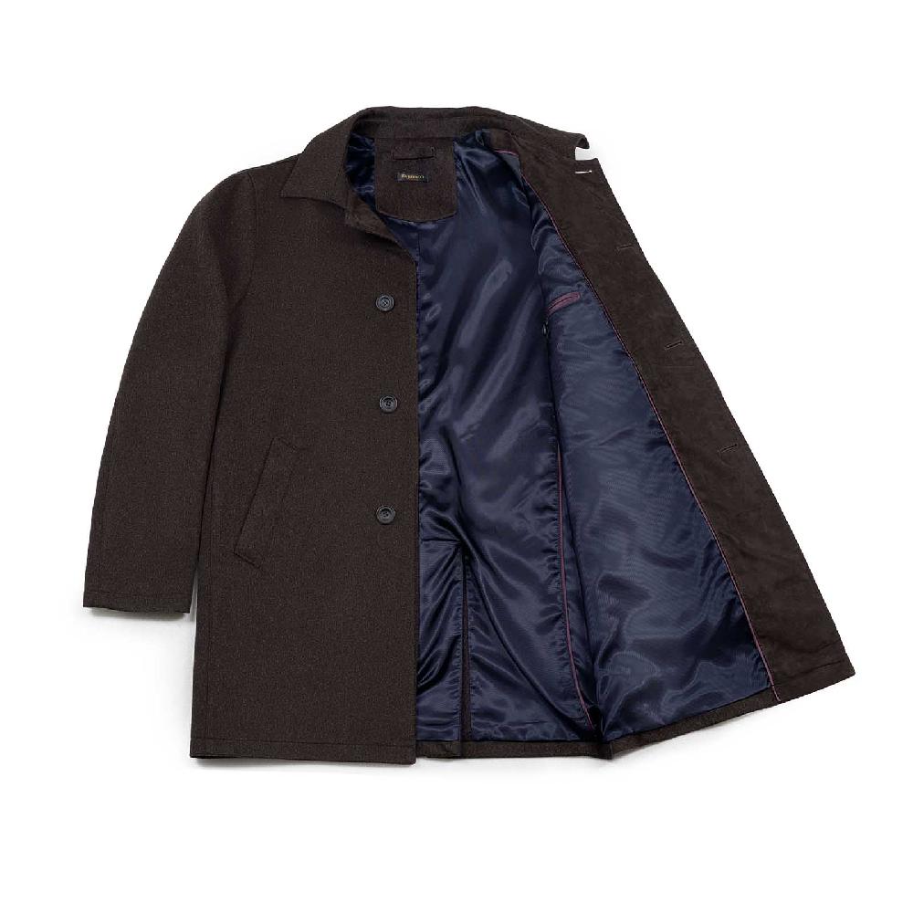 Rubinacci Giaccone In Cashmere Marrone