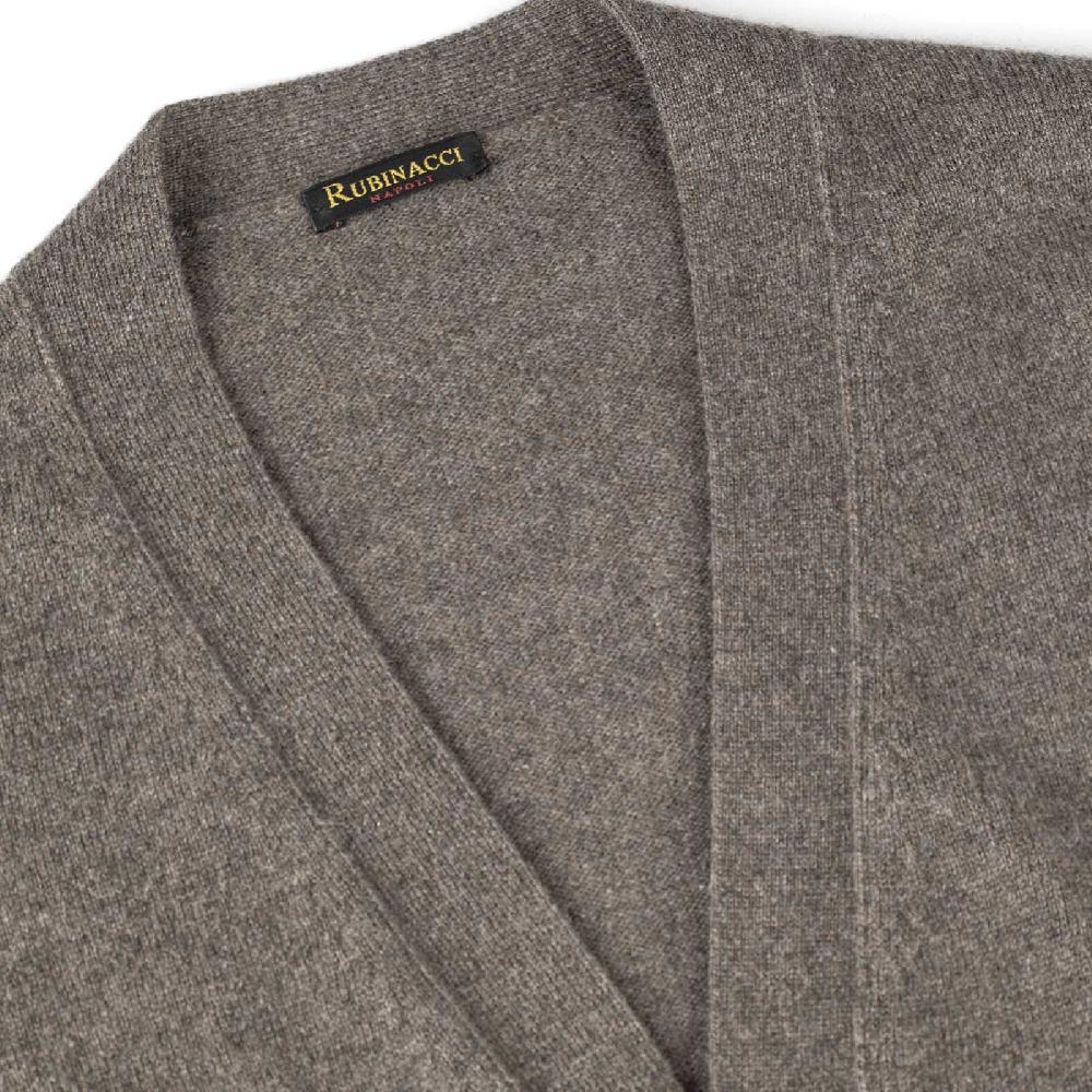 Rubinacci Gilet In Cashmere Fango