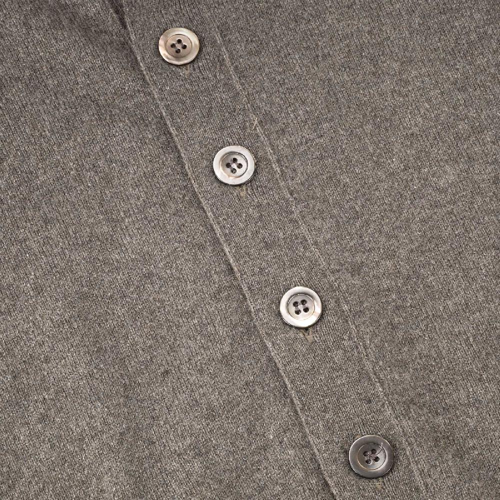 Rubinacci Gilet In Cashmere Fango