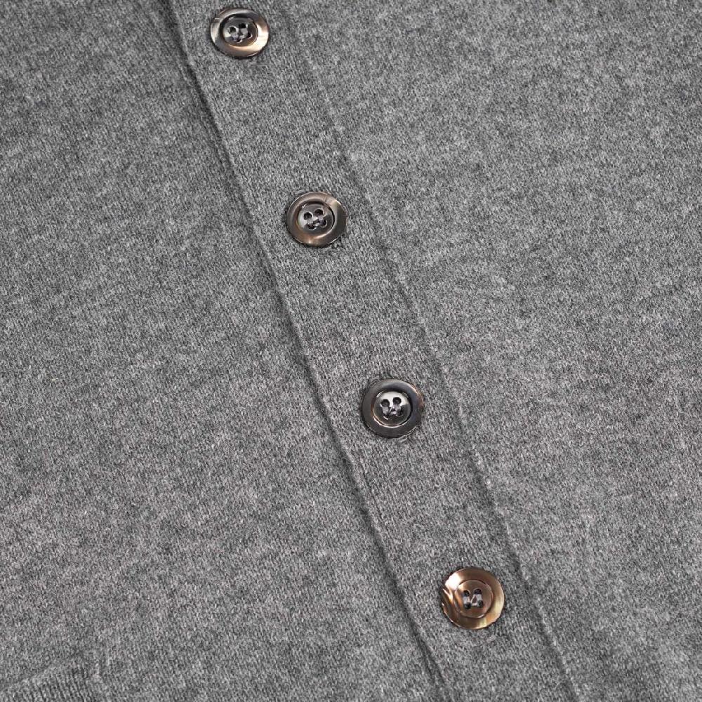 Rubinacci Gilet In Cashmere Grigio