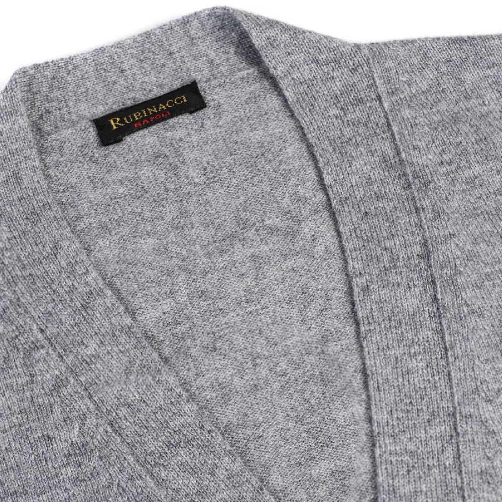 Rubinacci Gilet In Cashmere Grigio