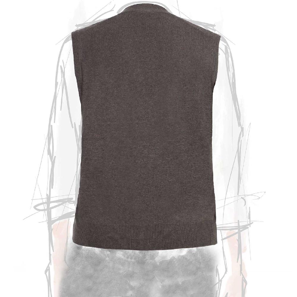 Rubinacci Gilet In Cashmere Tortora