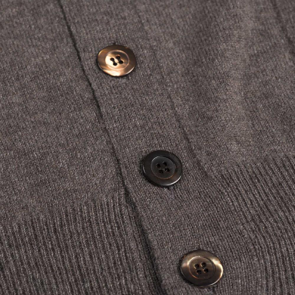 Rubinacci Gilet In Cashmere Tortora