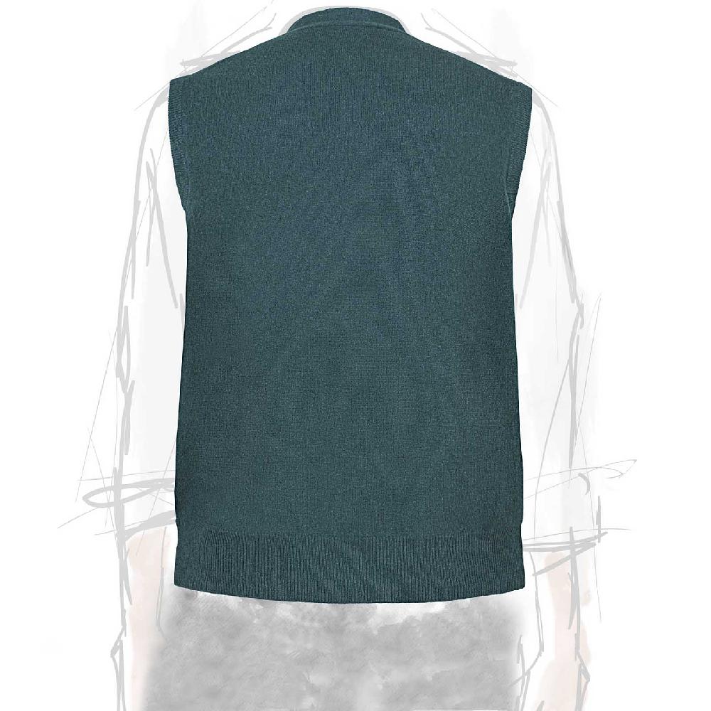 Rubinacci Gilet In Cashmere Verde
