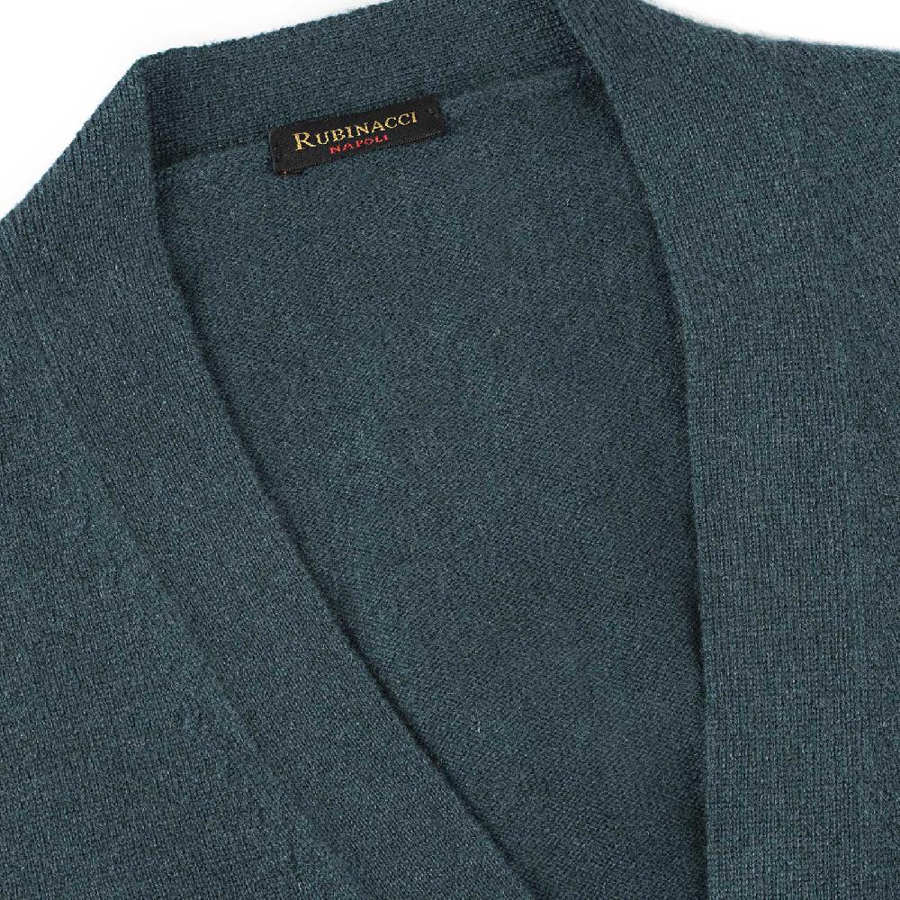Rubinacci Gilet In Cashmere Verde