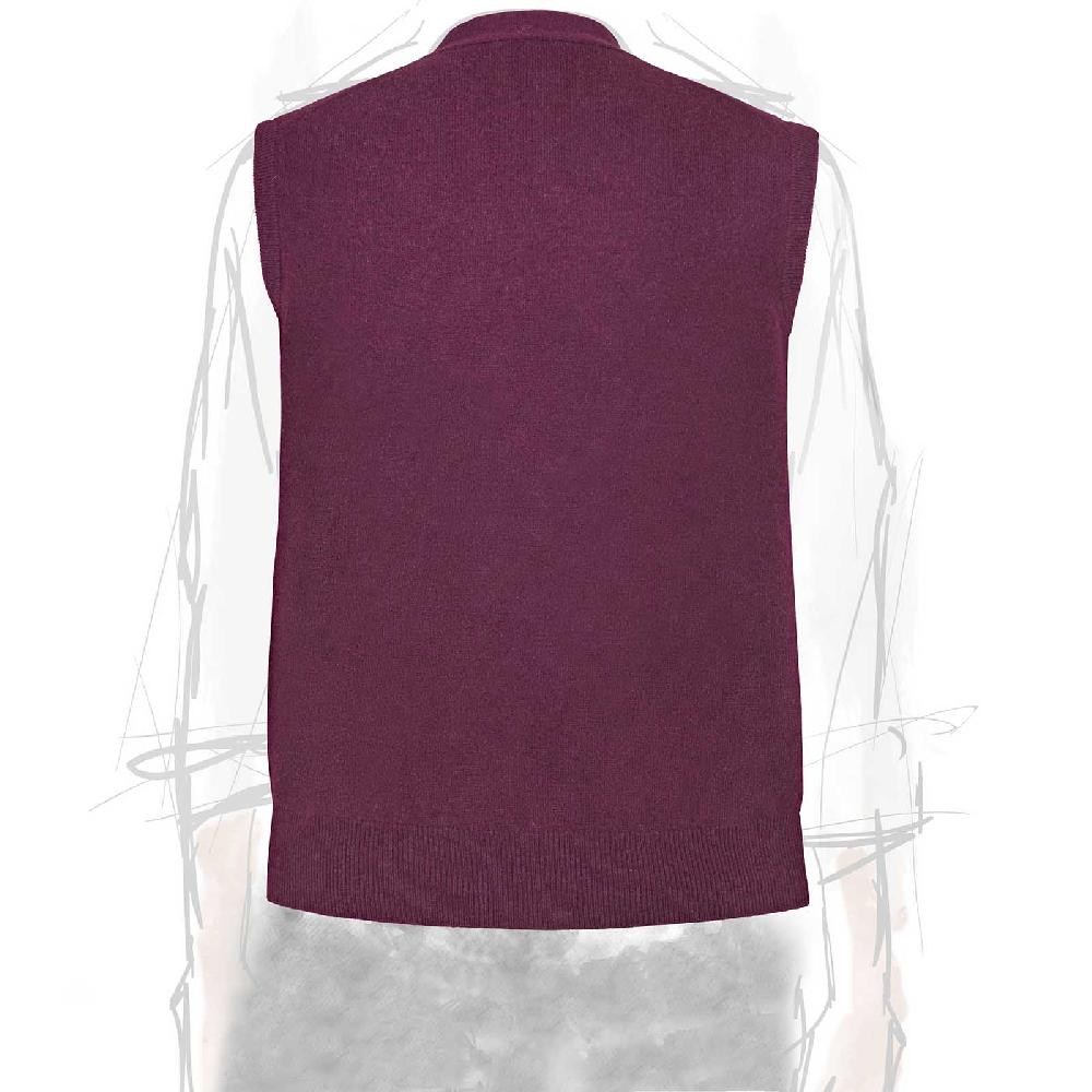 Rubinacci Gilet In Cashmere Vino