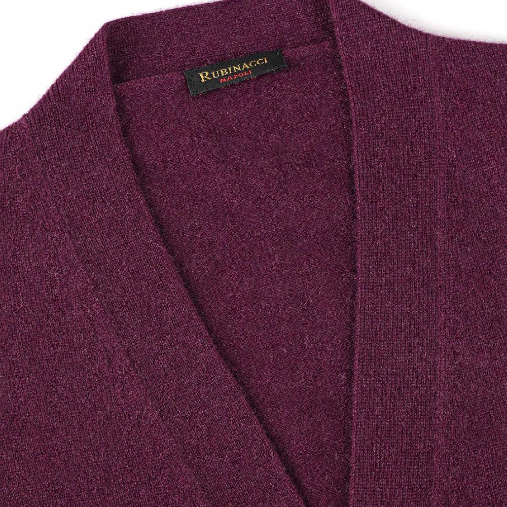 Rubinacci Gilet In Cashmere Vino