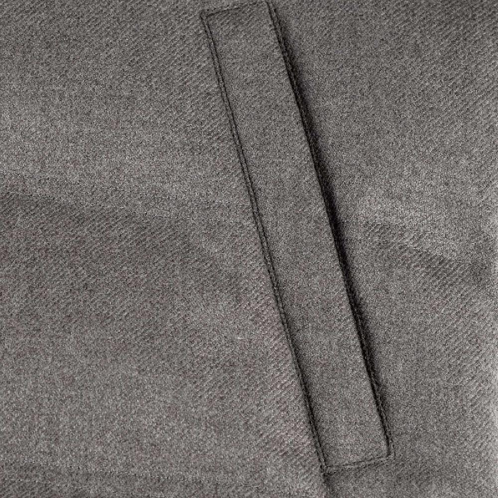 Rubinacci Gilet Trapuntato Lana E Cashmere Tortora