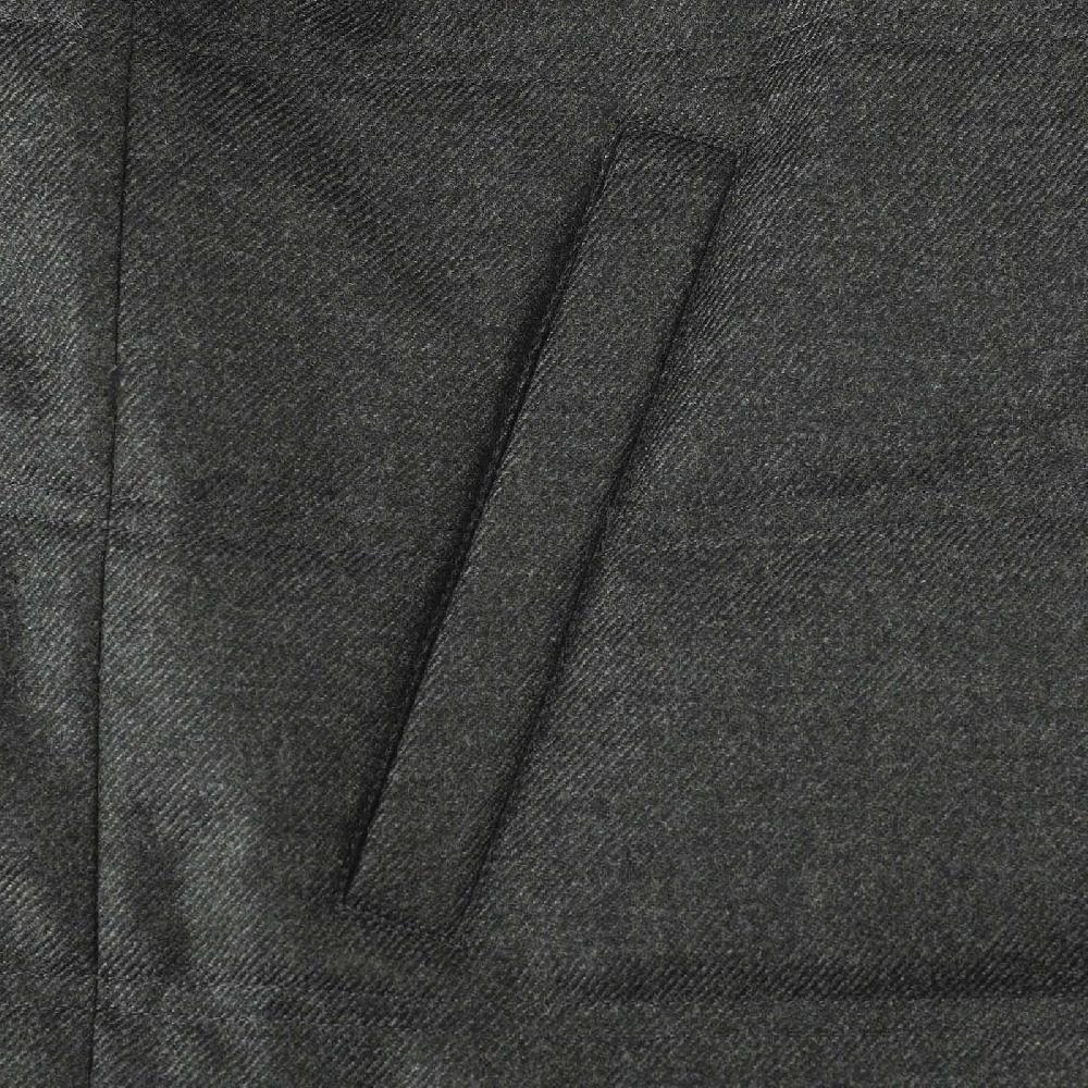 Rubinacci Gilet Trapuntato Lana E Cashmere Verde