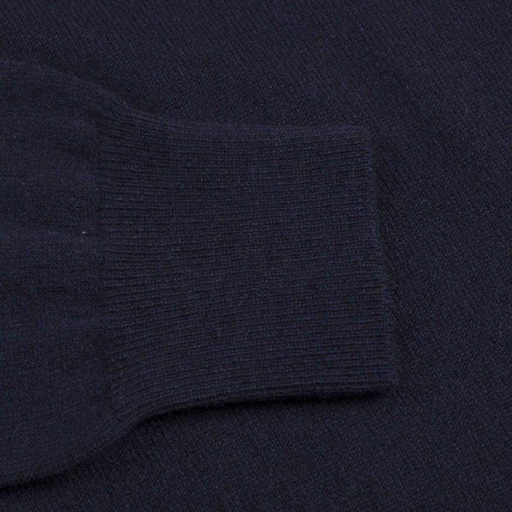 Rubinacci Girocollo In Cashmere Blu