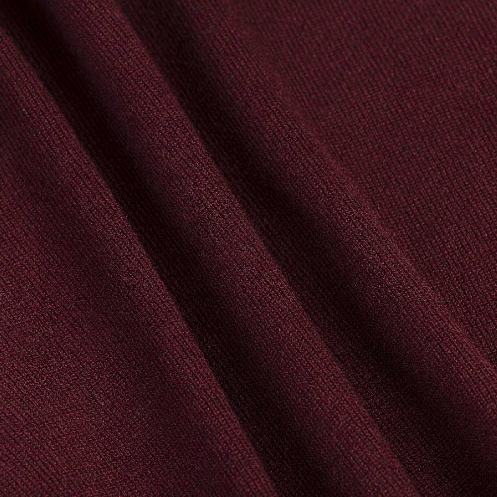 Rubinacci Girocollo In Cashmere Bordeaux