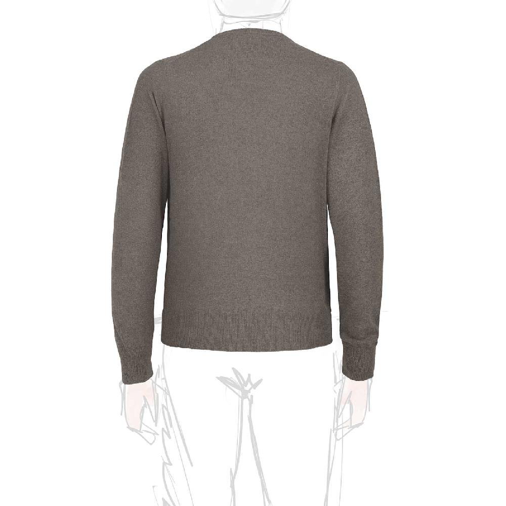 Rubinacci Girocollo In Cashmere Fango