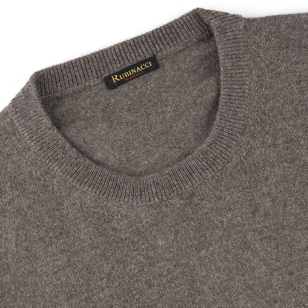 Rubinacci Girocollo In Cashmere Fango