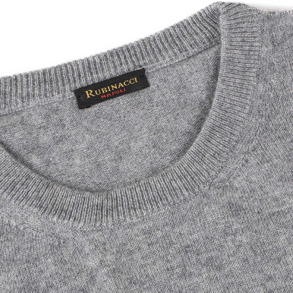 Rubinacci Girocollo In Cashmere Grigio