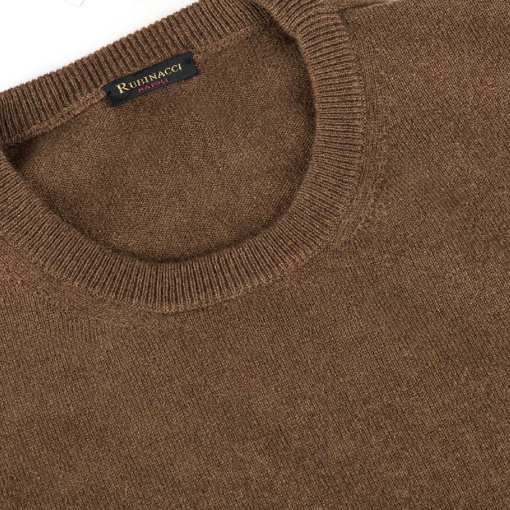 Rubinacci Girocollo In Cashmere Nocciola