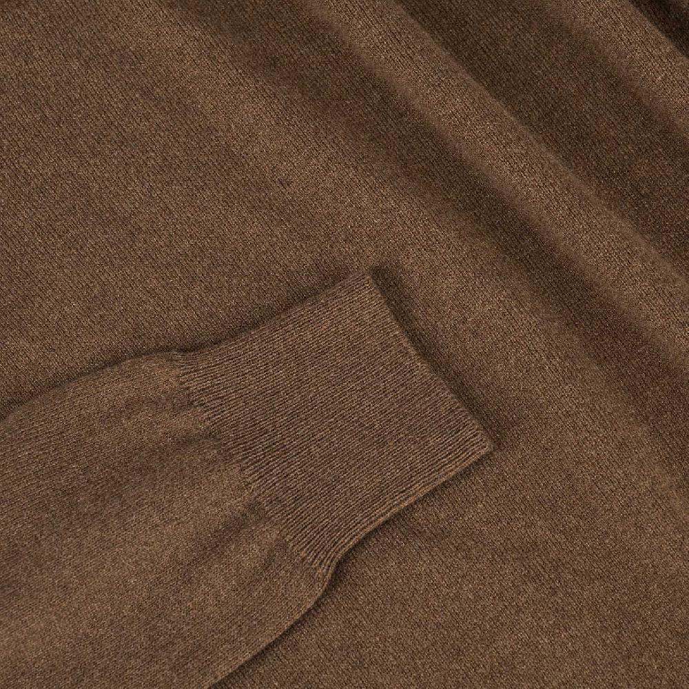 Rubinacci Girocollo In Cashmere Nocciola