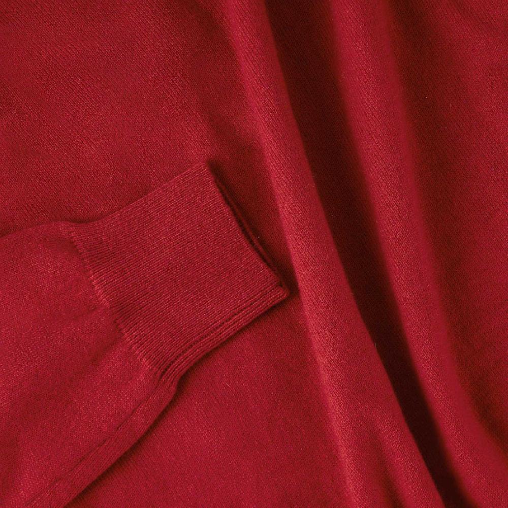 Rubinacci Girocollo In Cashmere Rosso