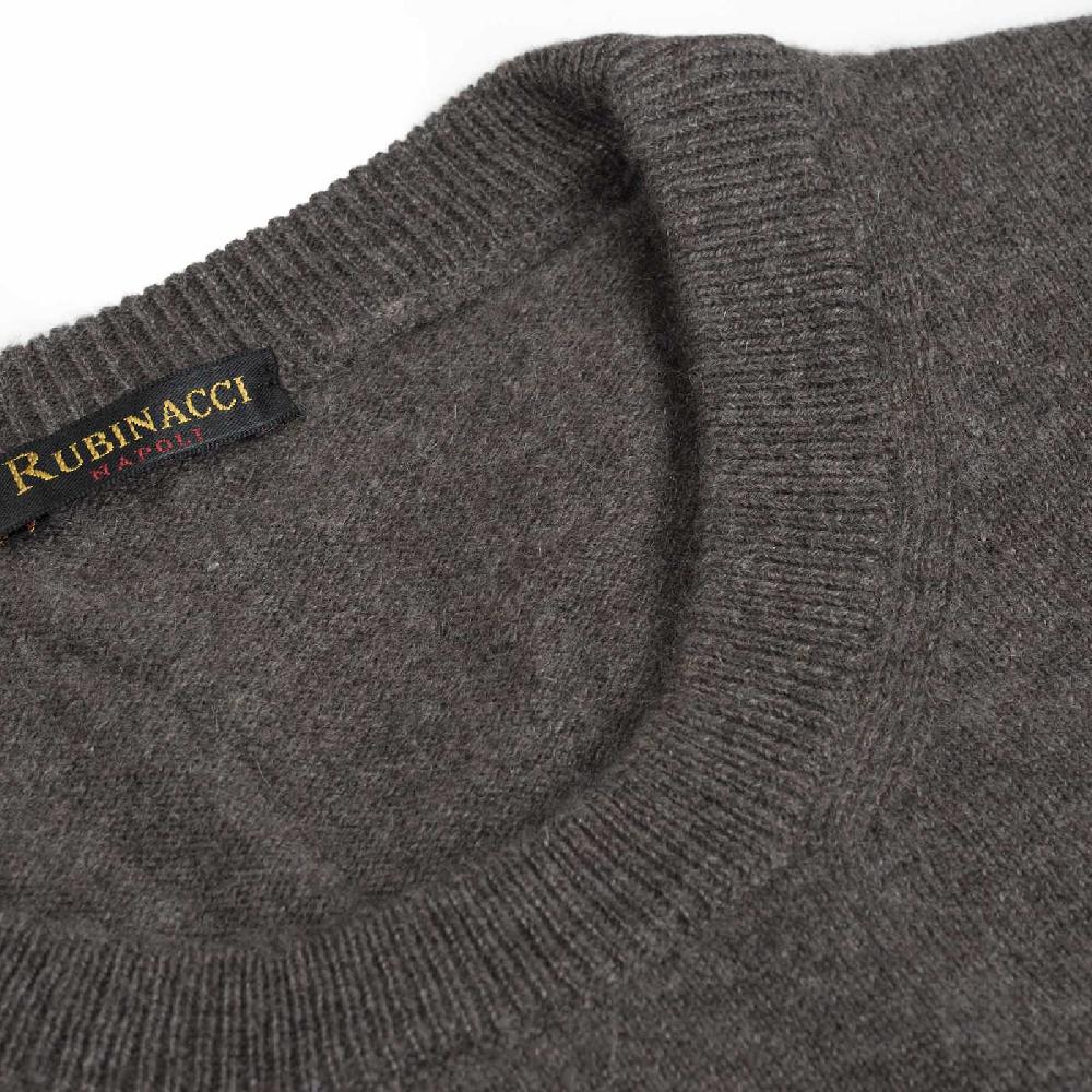 Rubinacci Girocollo In Cashmere Tortora