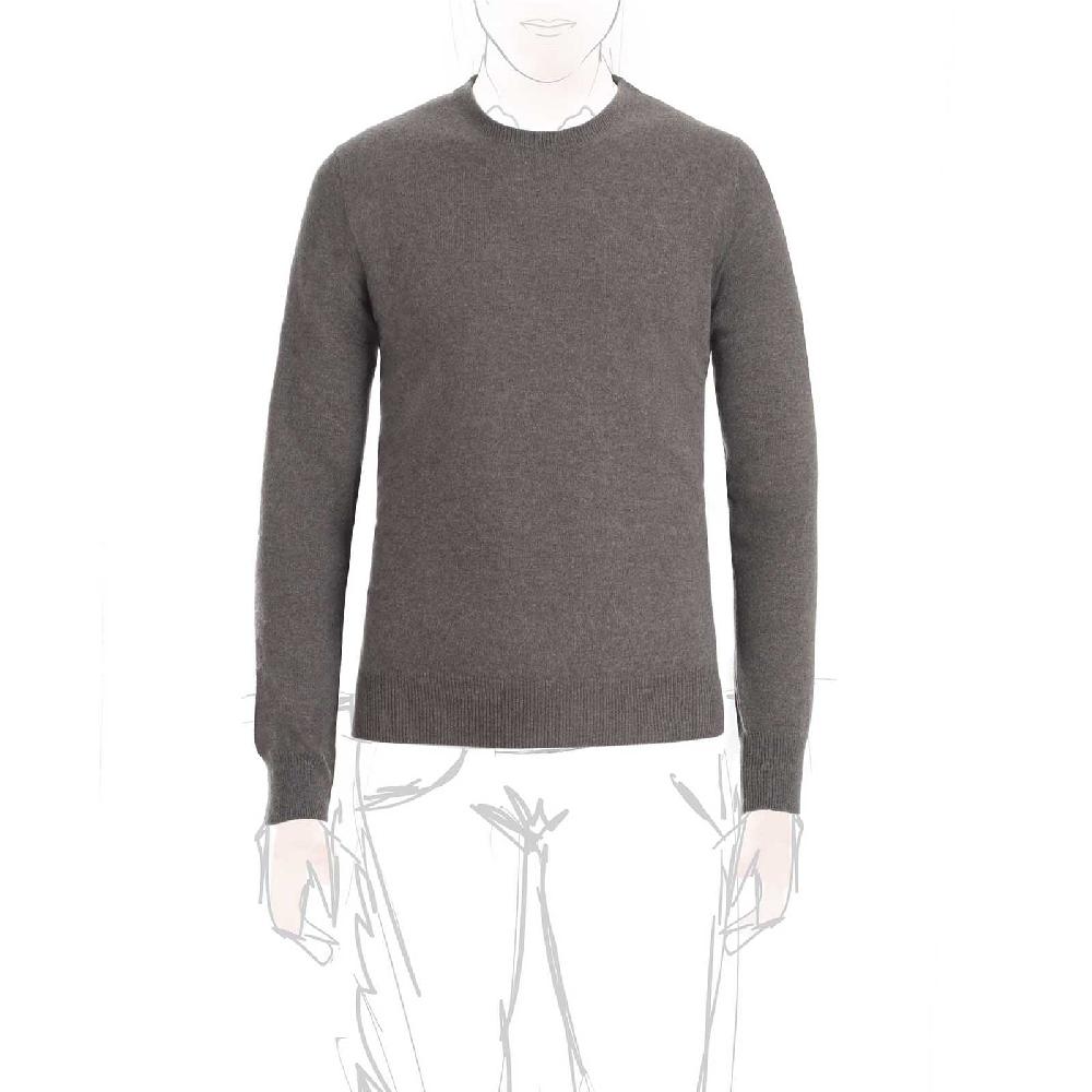 Rubinacci Girocollo in cashmere tortora