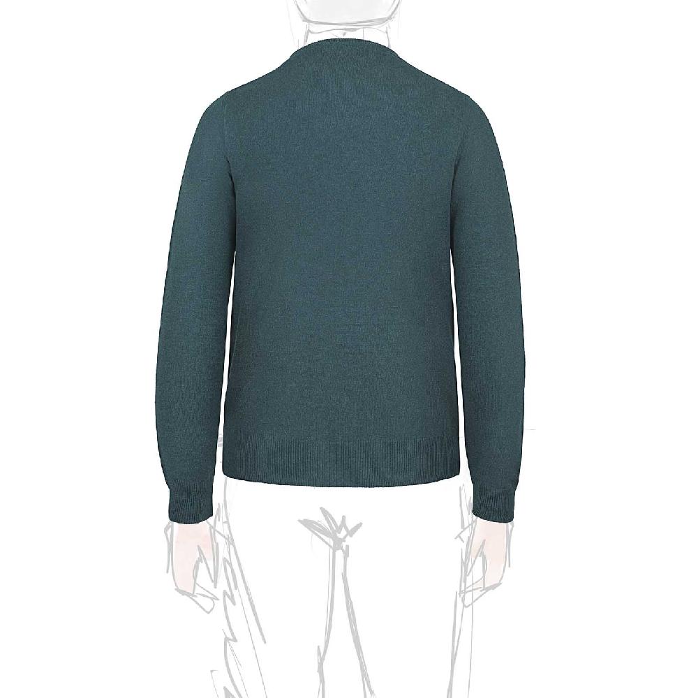 Rubinacci Girocollo In Cashmere Verde