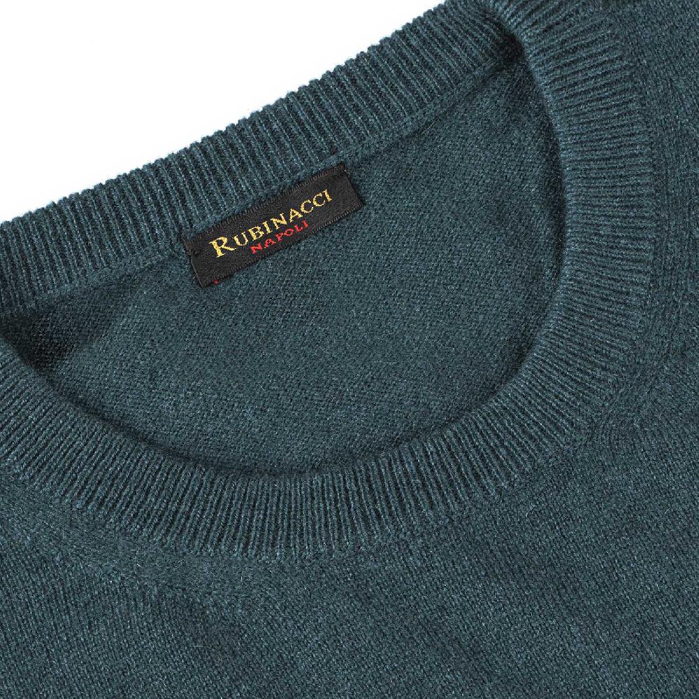 Rubinacci Girocollo In Cashmere Verde