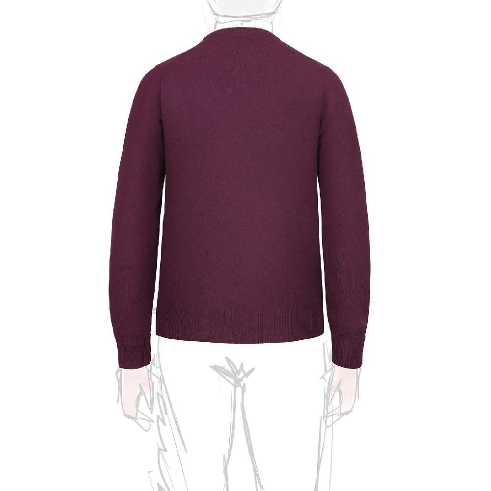 Rubinacci Girocollo In Cashmere Vino