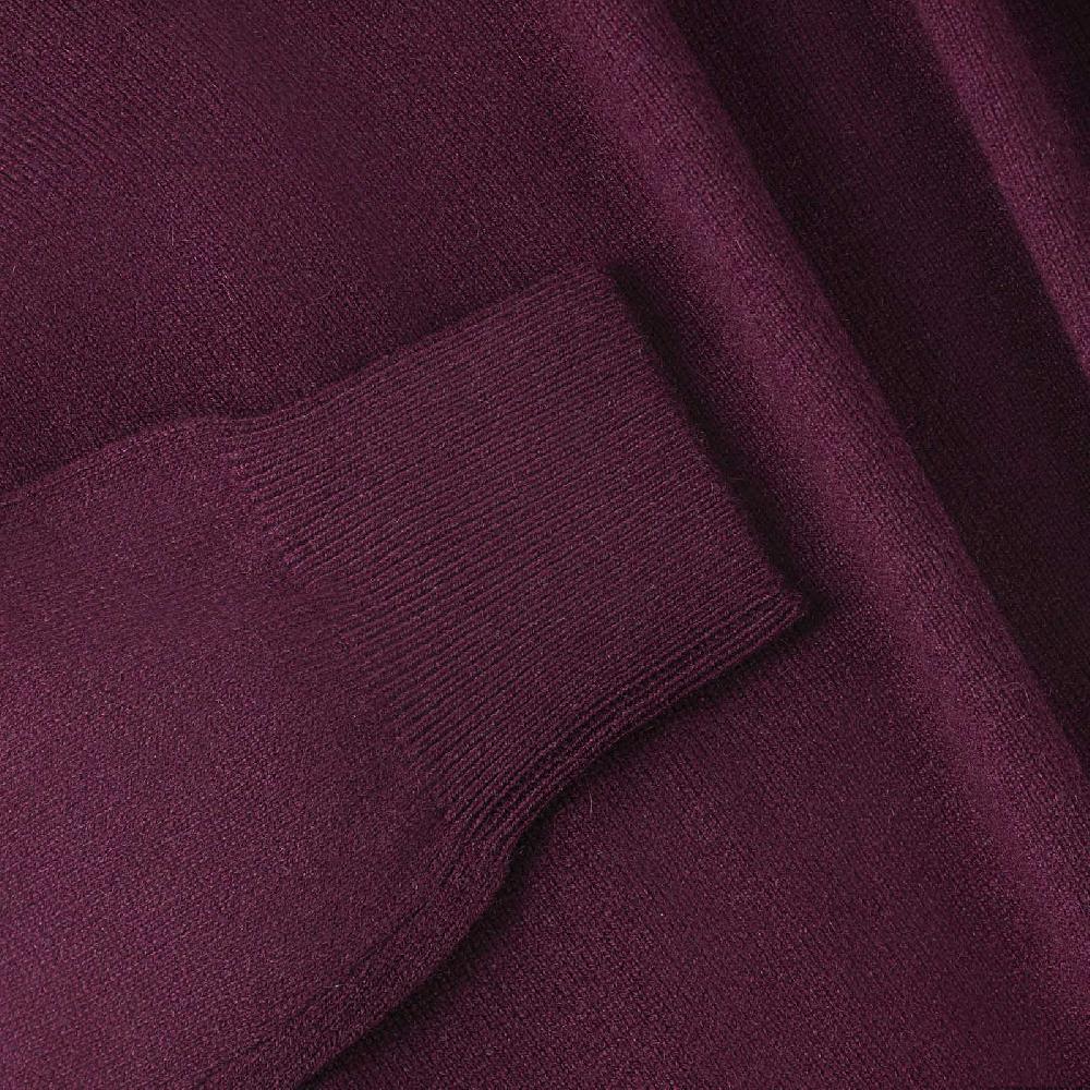 Rubinacci Girocollo In Cashmere Vino