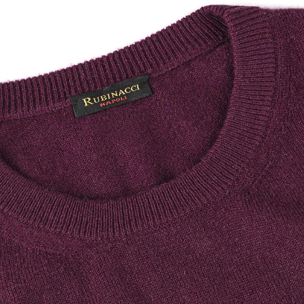 Rubinacci Girocollo In Cashmere Vino