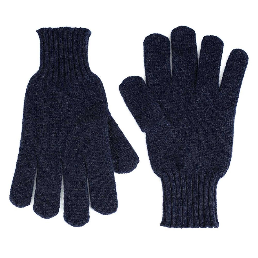 Rubinacci Guanti in cashmere blu