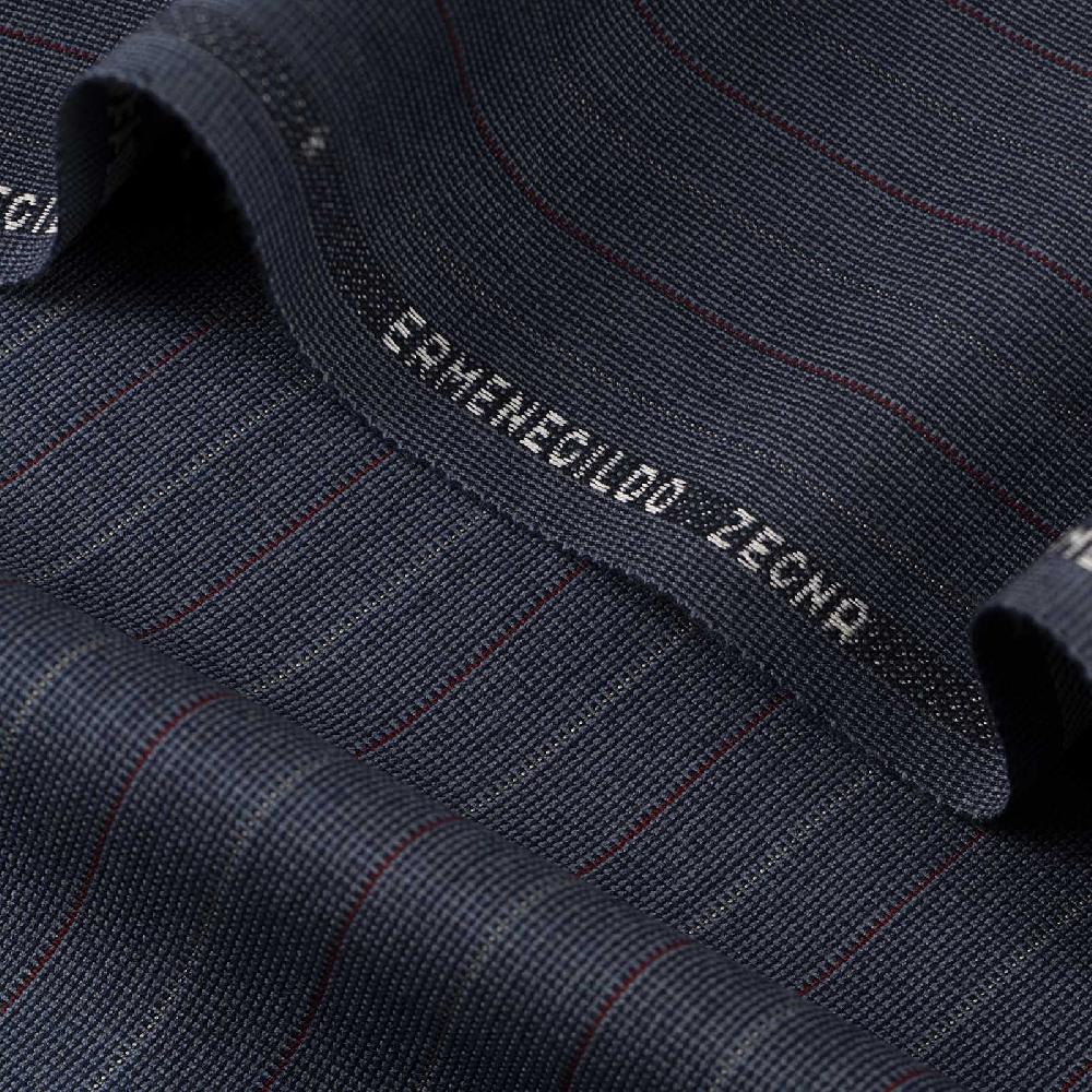 Rubinacci Lana Pettinata Blu