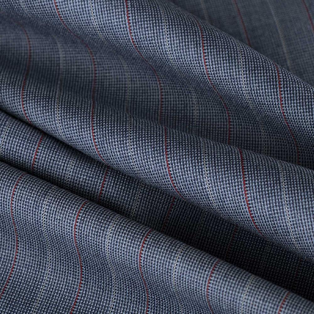 Rubinacci Lana pettinata blu