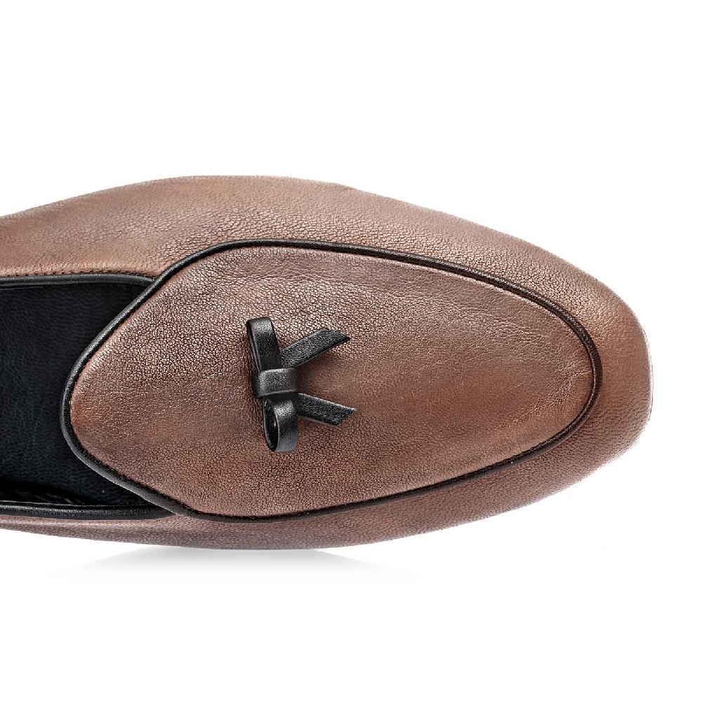 Rubinacci Marphy Capretto Cognac