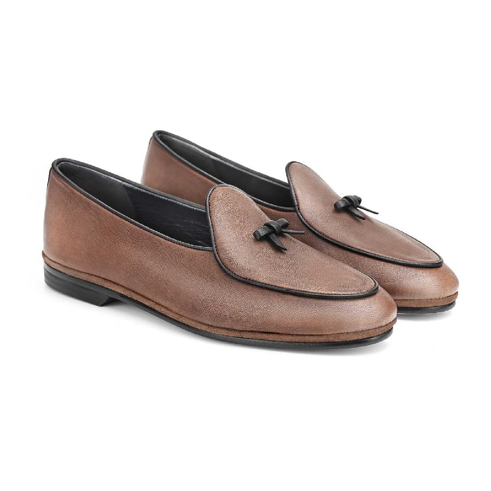 Rubinacci Marphy capretto cognac