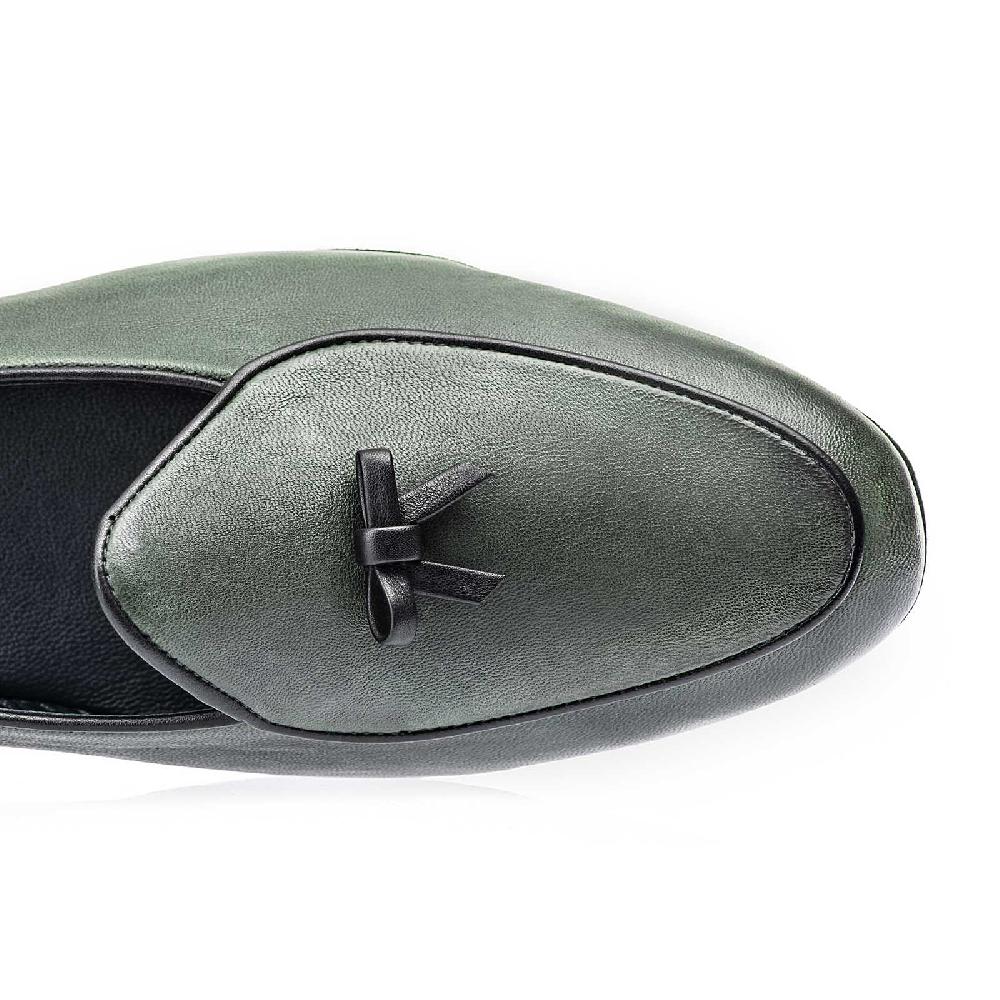 Rubinacci Marphy Capretto Verde