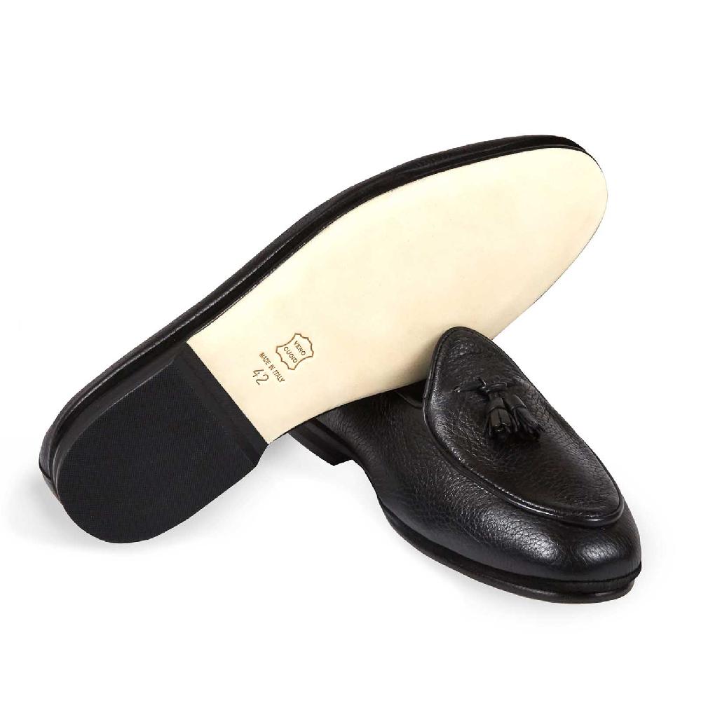 Rubinacci Marphy Cervo Nero Con Nappine