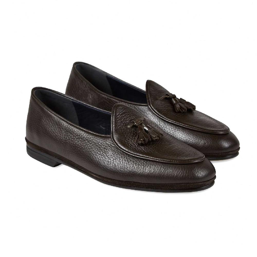 Rubinacci Marphy cervo testa di moro con nappine