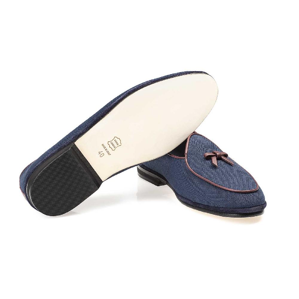 Rubinacci Marphy Lino Blu