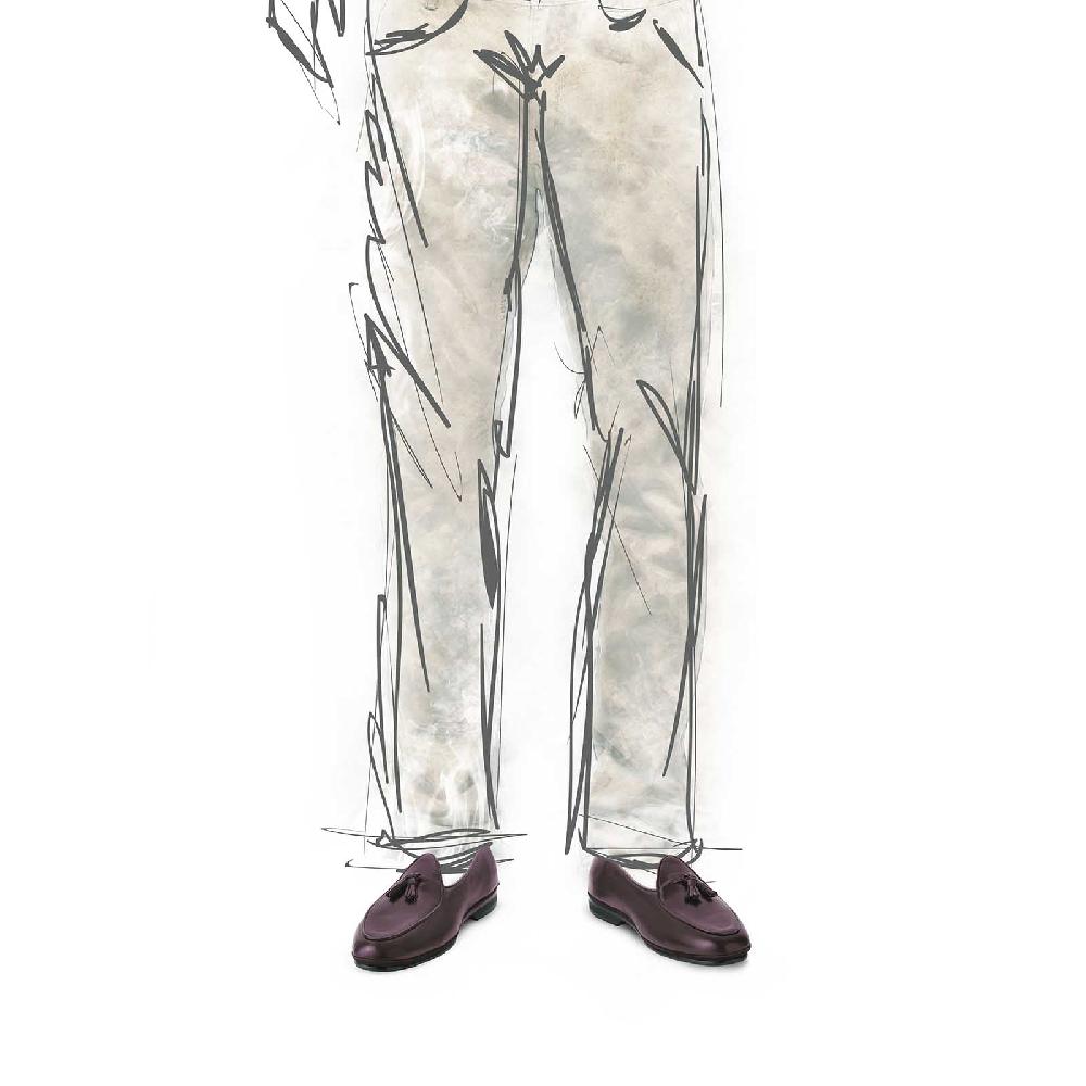 Rubinacci Marphy Nappa Bordeaux Con Nappine