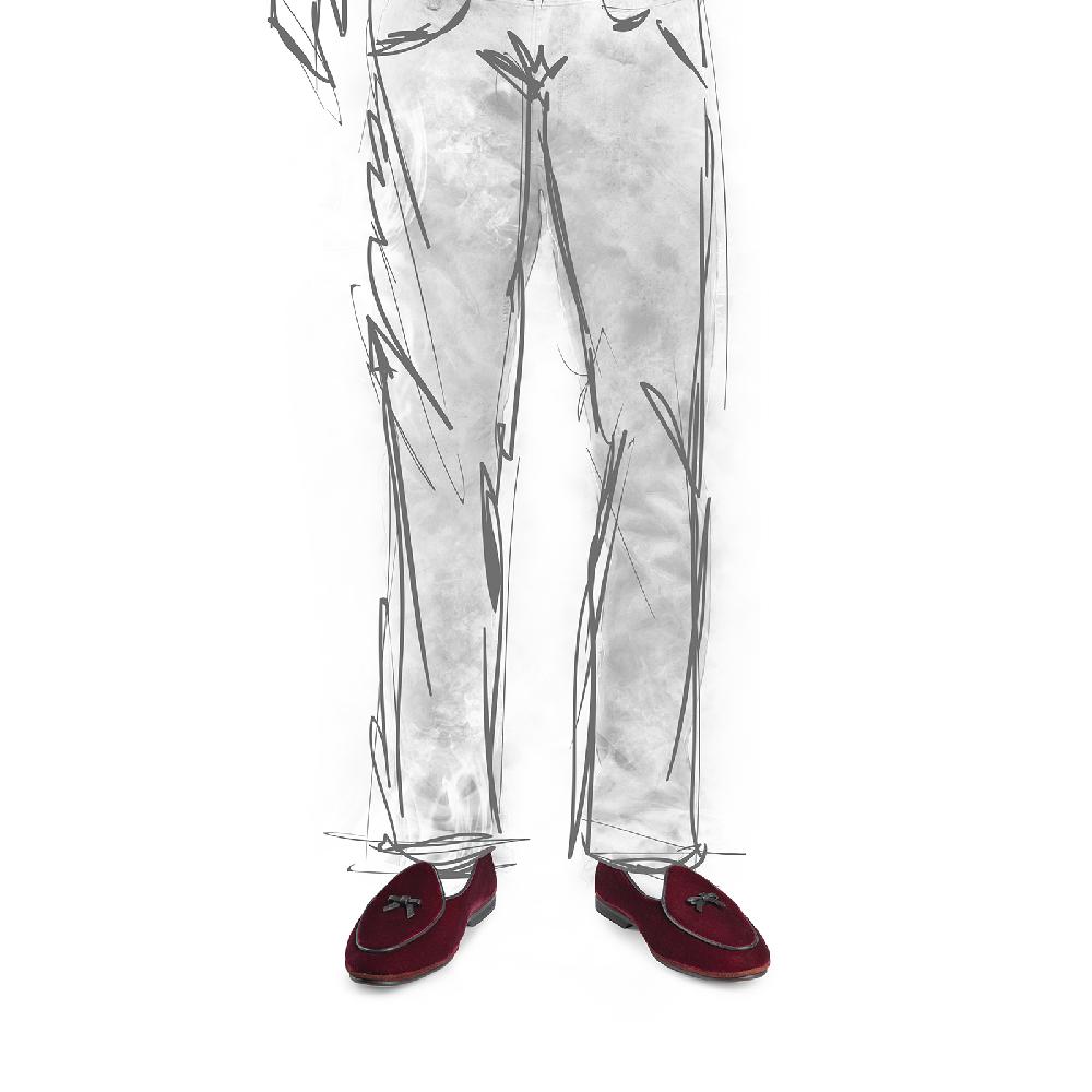 Rubinacci Marphy Velluto Bordeaux