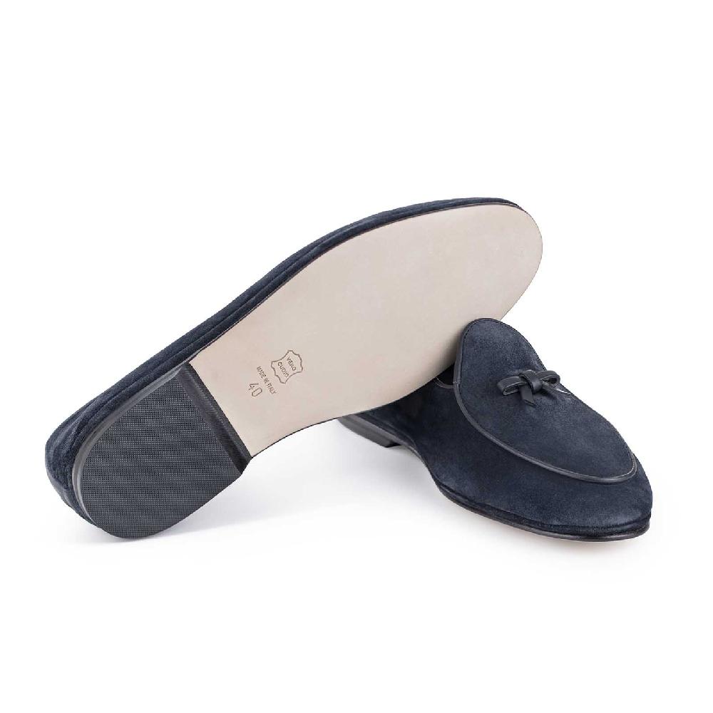 Rubinacci Marphy Velour Blu