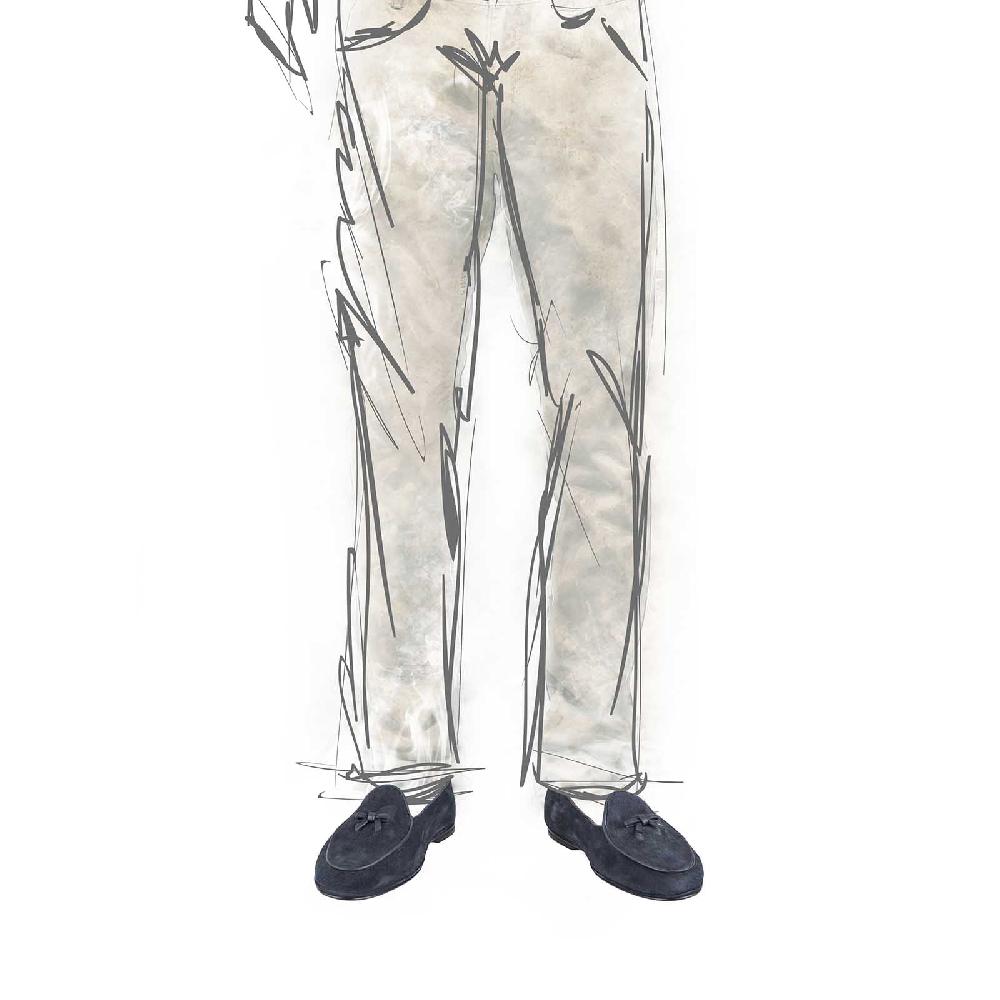 Rubinacci Marphy Velour Blu