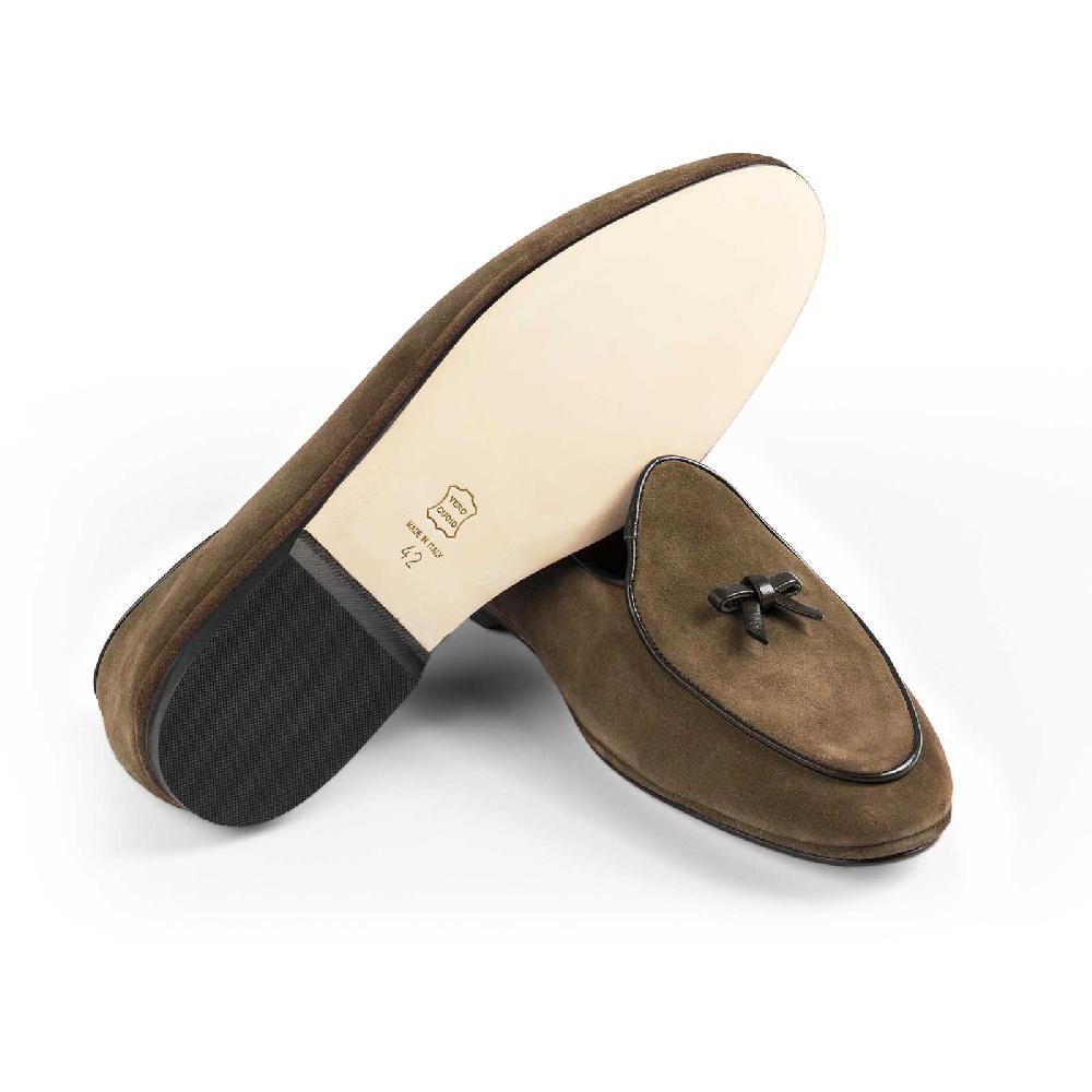 Rubinacci Marphy Velour Coffee