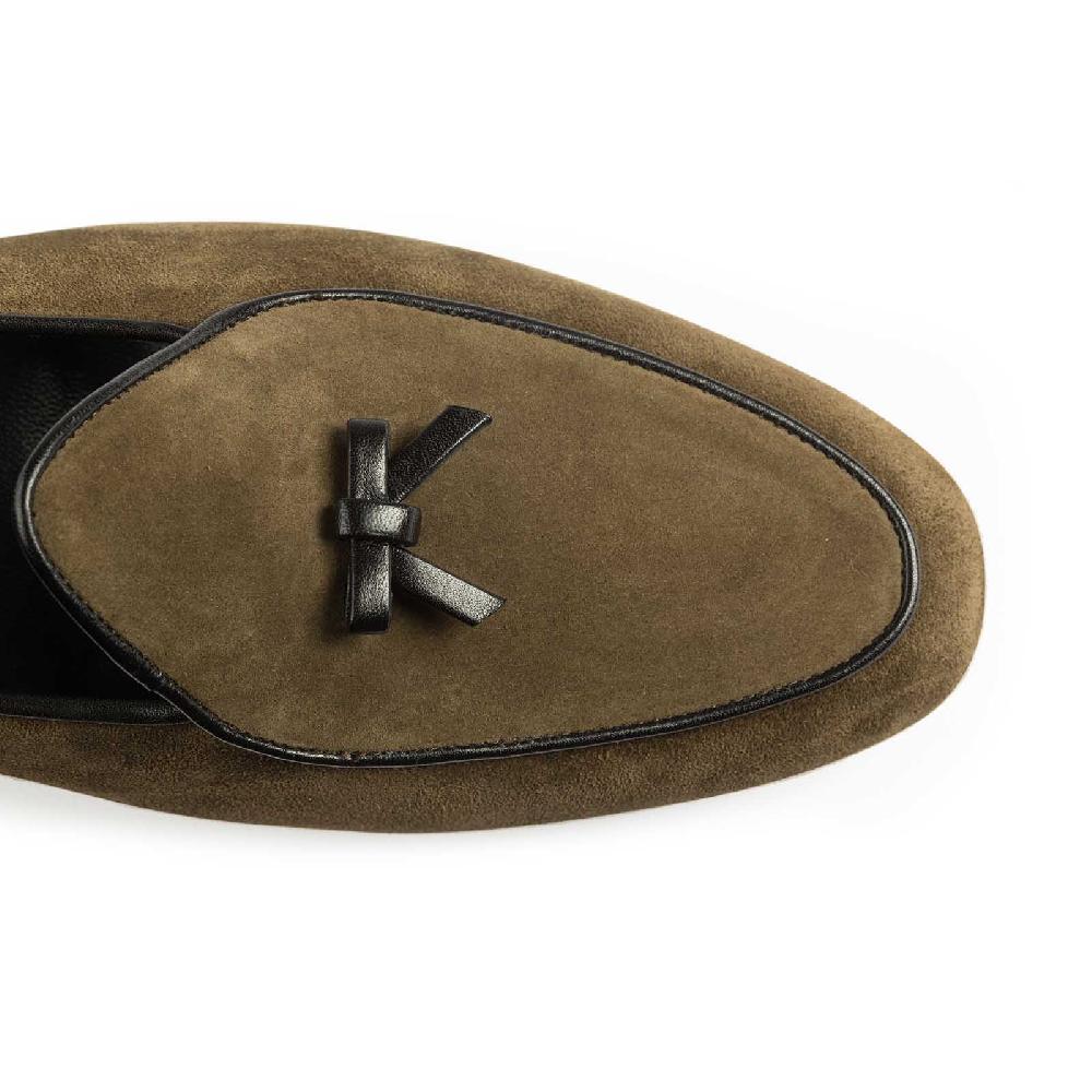 Rubinacci Marphy Velour Coffee