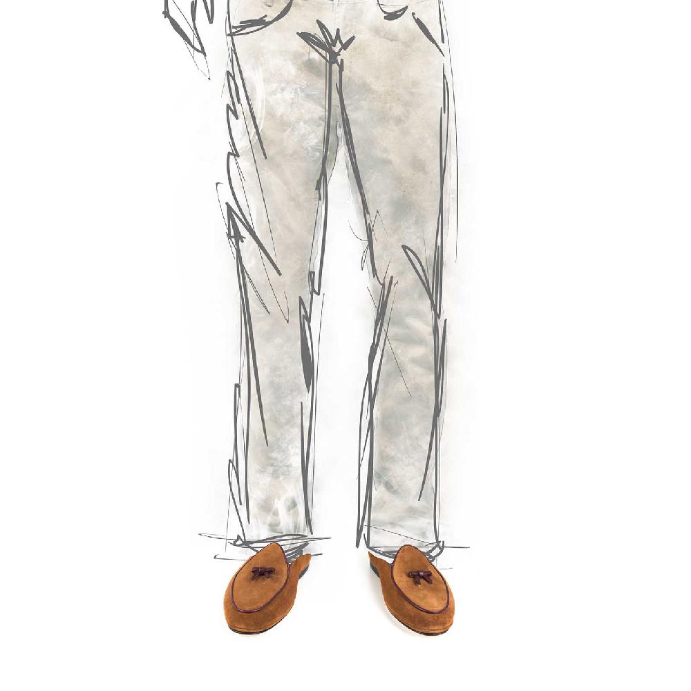 Rubinacci Marphy Velour Marrone Chiaro